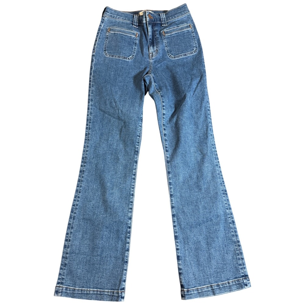 Madewell Medium Blue Flare Jeans